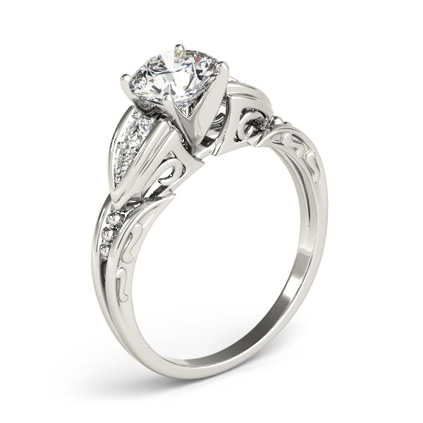 ENGAGEMENT RINGS SINGLE ROW PRONG