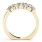 3-Stone Bar Set Round Engagement Ring
