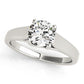 Round Trellis Solitaire Engagement Ring