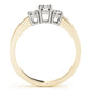 3-Stone Round Prong Set Engagement Rings