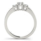 3-Stone Round Prong Set Engagement Rings