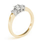3-Stone Round Prong Set Engagement Rings