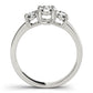 3-Stone Double Prong Engagement Ring