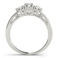 3-Stone Prong Set Engagement Rings