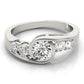 Bezel Set Bypass Engagement Ring