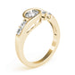 Bezel Set Bypass Engagement Ring