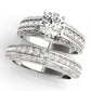 Antique Prong Set Filigree Engagement Ring