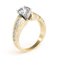 Antique Prong Set Filigree Engagement Ring