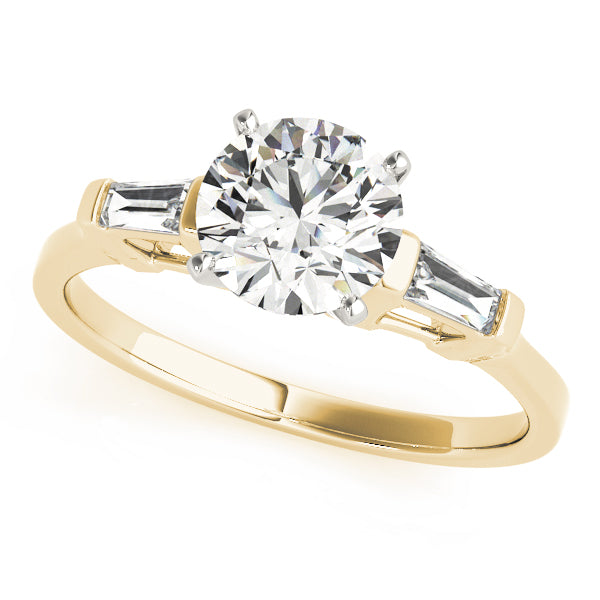 3-Stone Baguette Engagement Rings