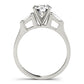 3-Stone Baguette Engagement Rings