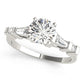 Fancy Shape Baguette Round Engagement Ring