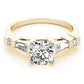 Fancy Shape Baguette Round Engagement Ring