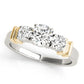 3-Stone Round Engagement Ring