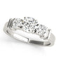 3-Stone Round Engagement Ring