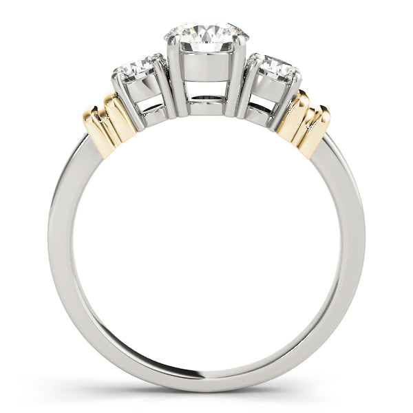 3-Stone Round Engagement Ring