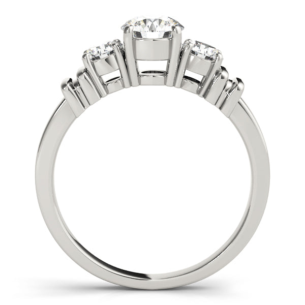 3-Stone Round Engagement Ring