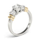 3-Stone Round Engagement Ring