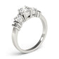 3-Stone Round Engagement Ring