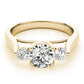 3-Stone Trellis Engagement Ring
