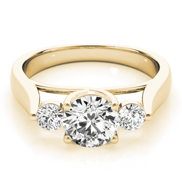 3-Stone Trellis Engagement Ring