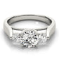 3-Stone Trellis Engagement Ring