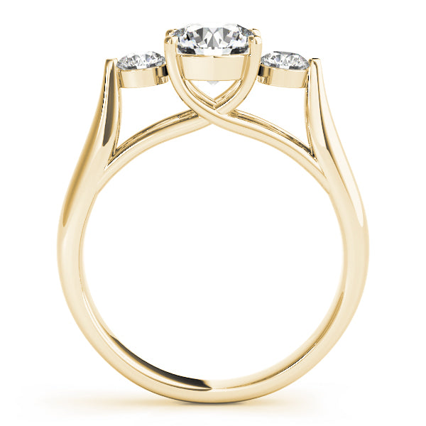 3-Stone Trellis Engagement Ring