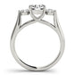 3-Stone Trellis Engagement Ring