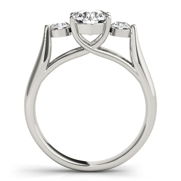 3-Stone Trellis Engagement Ring