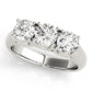 3-Stone Trellis Engagement Ring