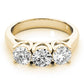 3-Stone Trellis Engagement Ring