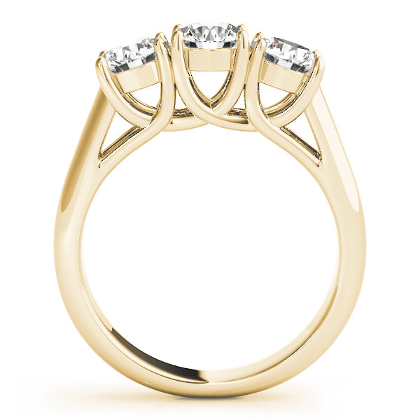 3-Stone Trellis Engagement Ring