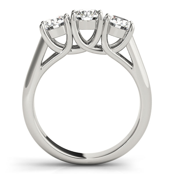 3-Stone Trellis Engagement Ring