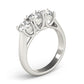 3-Stone Trellis Engagement Ring