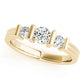 ENGAGEMENT RINGS 3 STONE ROUND
