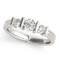 ENGAGEMENT RINGS 3 STONE ROUND