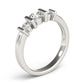 ENGAGEMENT RINGS 3 STONE ROUND
