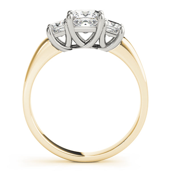 ENGAGEMENT RINGS 3 STONE PRINCESS