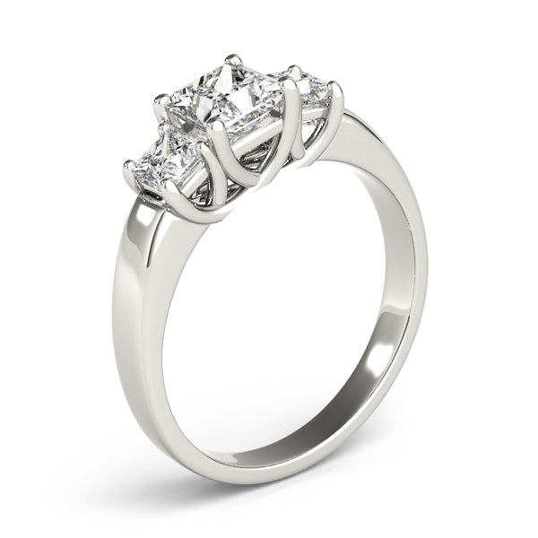 ENGAGEMENT RINGS 3 STONE PRINCESS