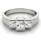 ENGAGEMENT RINGS 3 STONE PRINCESS
