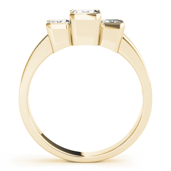 ENGAGEMENT RINGS 3 STONE PRINCESS