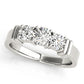 3-Stone Round Engagement Ring