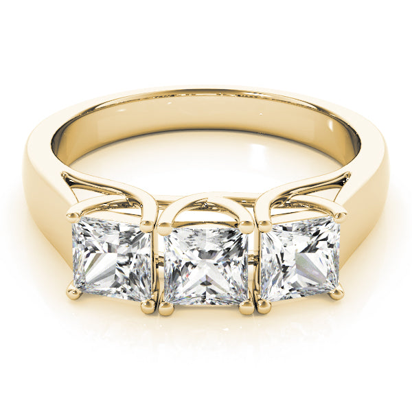 ENGAGEMENT RINGS 3 STONE PRINCESS