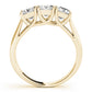 ENGAGEMENT RINGS 3 STONE PRINCESS