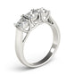 ENGAGEMENT RINGS 3 STONE PRINCESS