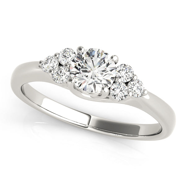 ENGAGEMENT RINGS CLUSTER SIDES