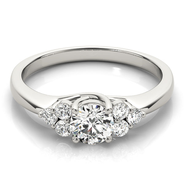 ENGAGEMENT RINGS CLUSTER SIDES