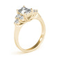 Solitaire Plus Trellis Emerald Cut Engagement Ring