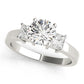 3-Stone Princess Cut Engagement Rings
