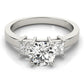 3-Stone Princess Cut Engagement Rings