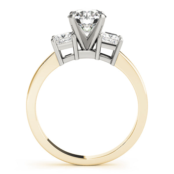 3-Stone Princess Cut Engagement Rings